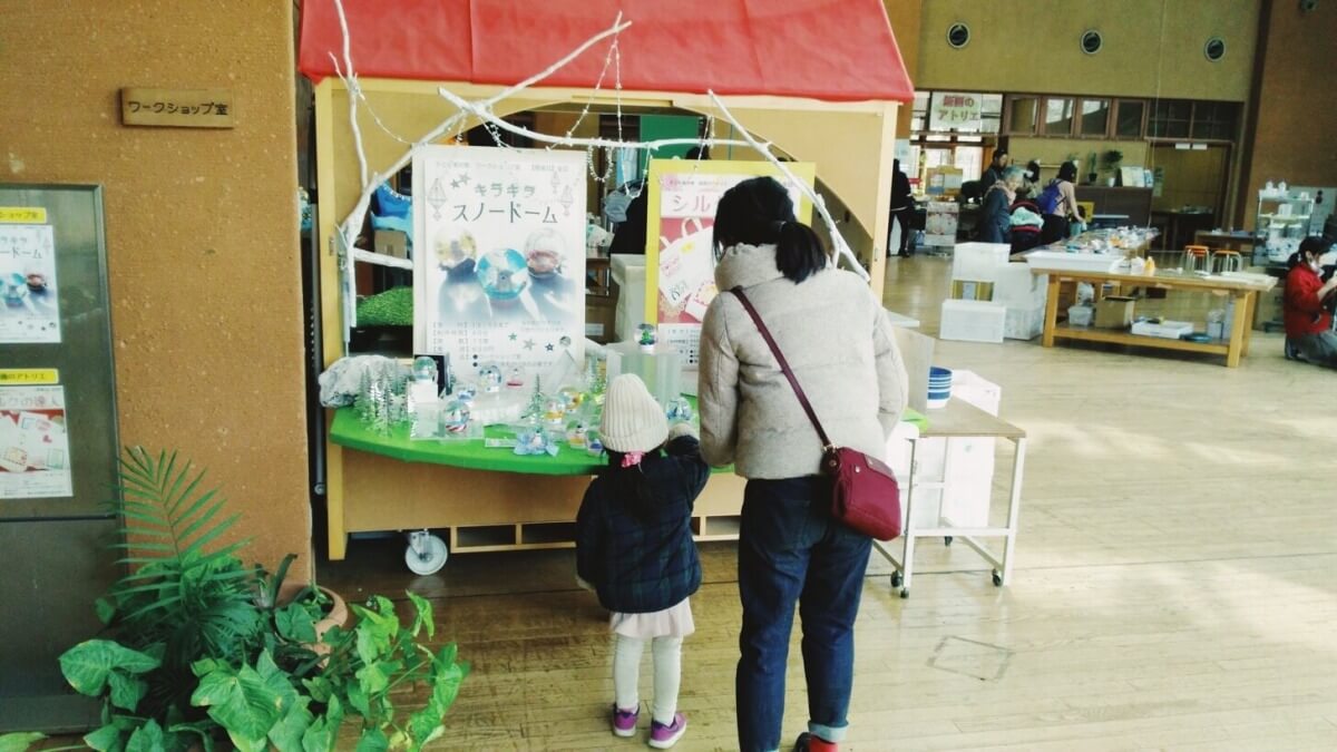 アンデルセン公園でスノードーム作り-3