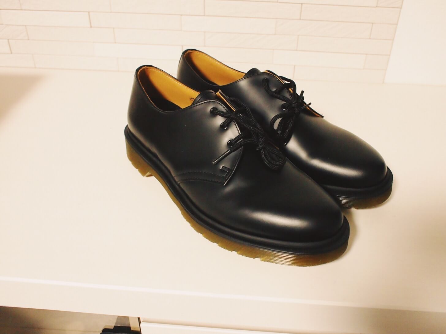 Dr.Martens UK4 1461 PW 3ホールシューズ